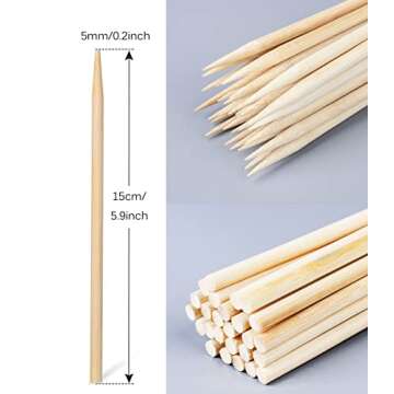 LOKQING 20 Pack Candy Apple Boxes with Sticks Set Plastic Clear Caramel Apple Containers Chocolate Covered Apples Packaging Party Favor Gift Goxes, 4 x 4 x 4 Inch