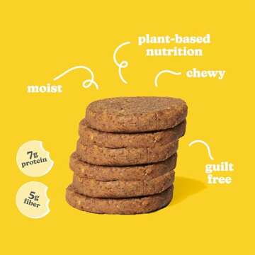 Love + Chew Tasty Gluten Free Cookies - Banana Bread - 10 Count - Vegan & Healthy Treats