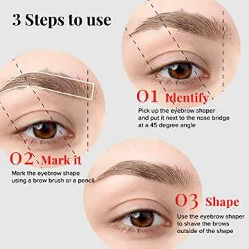 Kiss New York Eyebrow Razor Trimmer Facial Hair Shaper Remover, Multipurpose Exfoliating Dermaplaning Dermaplane Shaving Tools for Men & Women 5 Count