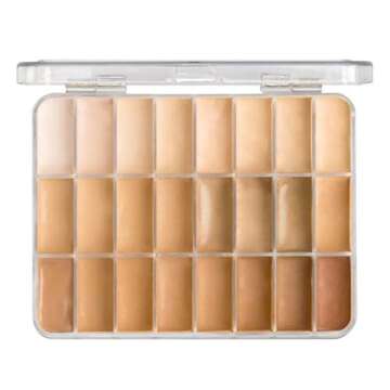Vueset Tahiti, Empty Lipstick Palette Case made for Depotting Makeup into a Transparent Container