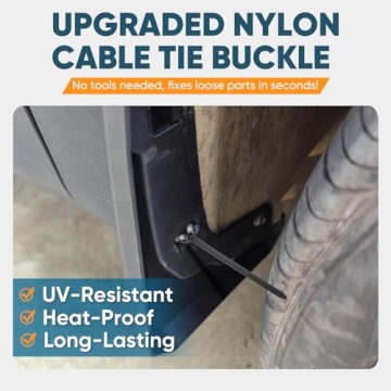 200Pcs Nylon Universal Cable Tie Buckle Pack for Multi-Functional Use and Easy Repairs