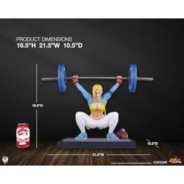 PCS Street Fighter Cammy Powerlifting 1:6 Scale Statue