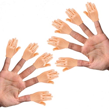Daily Portable Tiny Finger Hands 10 Pack for Fun Pranks