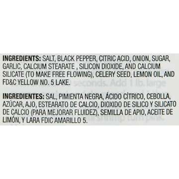 Zesty McCormick Lemon & Pepper Seasoning 28 oz