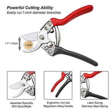 TONMA JP Pruning Shears - Premium Garden Scissors