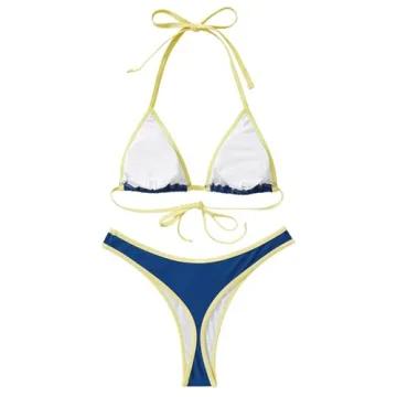 MOSHENGQI Women Sexy Brazilian Bikini 2 Piece Swimsuit