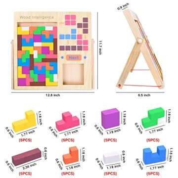 FFTROC Educational Wooden Puzzles for Kids 3-10 Years