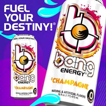 Bang Energy Champagne Sugar-Free Drink - Refreshing Boost