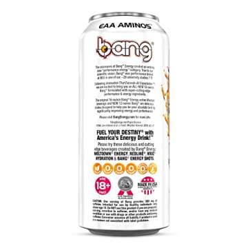 Bang Energy Champagne Sugar-Free Drink - Refreshing Boost