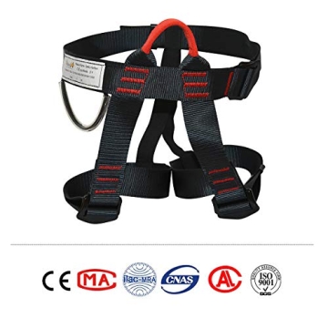 HeeJo Climbing Harness for Rock Climbing & Fire Rescue Safety