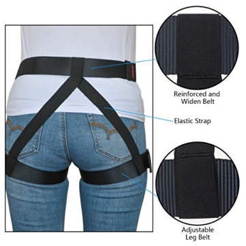 HeeJo Climbing Harness for Rock Climbing & Fire Rescue Safety