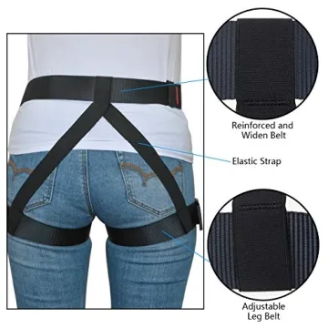 HeeJo Climbing Harness for Rock Climbing & Fire Rescue Safety