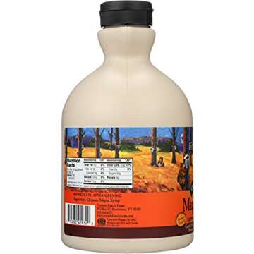 Coombs Family Farms Maple Syrup, Organic, Grade A, Dark Color, Robust Taste, 32 Fl Oz
