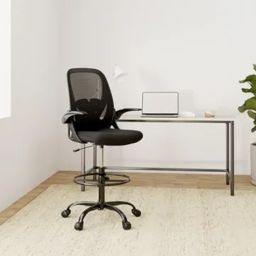 Adjustable Primy Drafting Chair with Footrest & Armrests