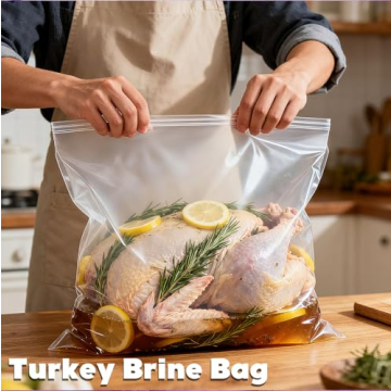 Turkey Brine Bag Kit for Extra Large Birds 25-35lb