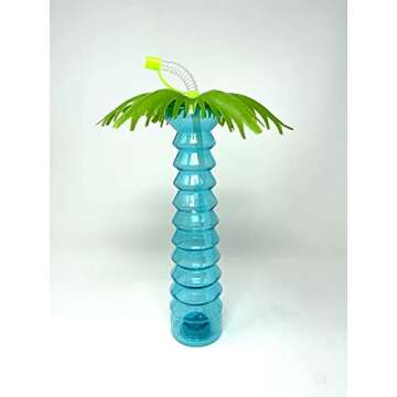 LED Light Up Palm Tree Party Cups - Vibrant 16oz Drinkware