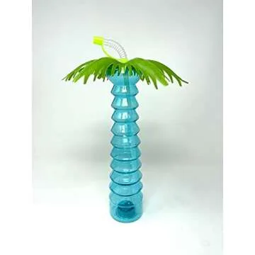 LED Light Up Palm Tree Party Cups - Vibrant 16oz Drinkware