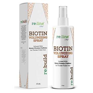 Biotin Volumizing Spray - Natural Hair Thickening and Growth Product for Fine Hair Texture - Volumiz...