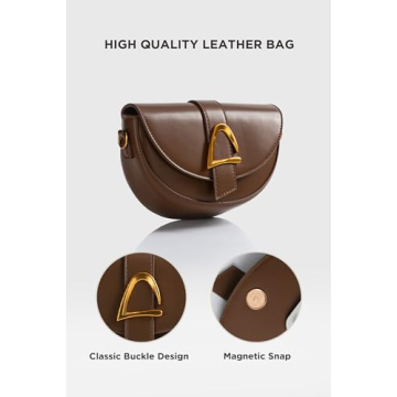 Stylish Coucoland Faux Leather Crossbody Bag for Women