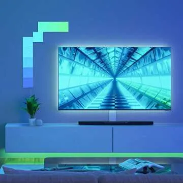 Nanoleaf Canvas WiFi Smart RGB 16M+ Color LED Dimmable Gaming and Home Decor Wall Lights Starter Kit (9 Panels)