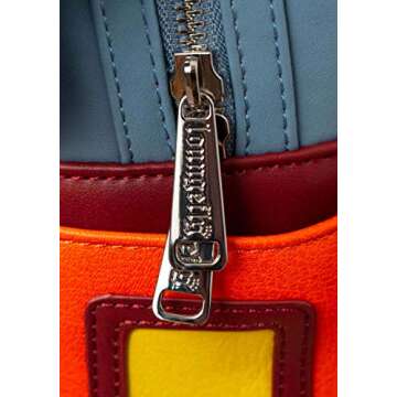 Loungefly Disney Stitch Experiment 626 Faux Leather Womens Double Strap Shoulder Bag Purse