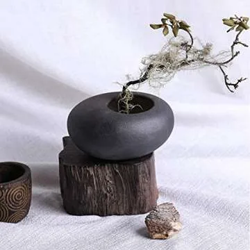 WANDIC Ikebana Flower Vase Kit with Durable Flower Frog