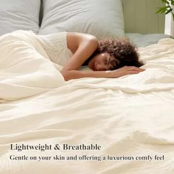 PHF Cooling Muslin Throw Blanket for Hot Sleepers Comfort