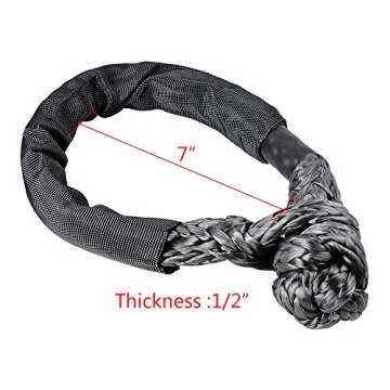 Soft Rope Shackles 38,000lbs – Set of Two for Recovery