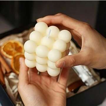 Candles Gift Set. Scented Candle and Aroma Reed Diffuser. Aromatherapy. Candles Set for Thanksgiving, Halloween, Christmas, Valentines, Housewarming, Birthday, Gift for Women, English Pear and Freesia