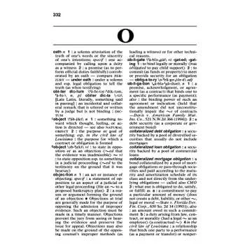 Merriam-Webster's Dictionary of Law - Newest Edition