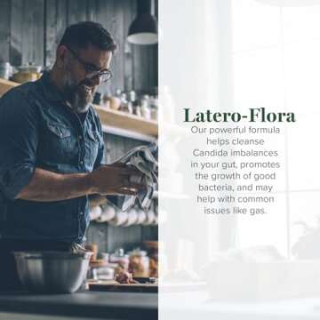 Latero-Flora Probiotic 60 count by Global Healing Center