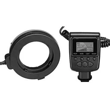 Dual Macro LED Ring Light for Nikon DSLR Enhances Detail