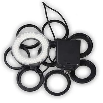 Dual Macro LED Ring Light for Nikon DSLR Enhances Detail