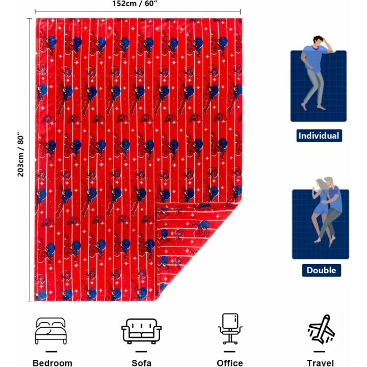 Miraculous Ladybug Blanket