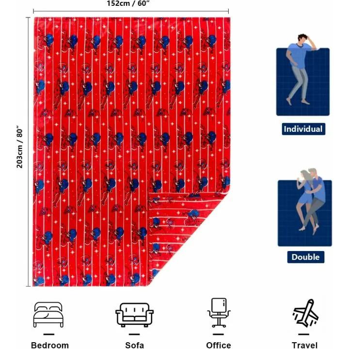 Miraculous Ladybug Blanket