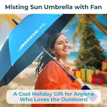 Breeze Life Original Mister Breeze Sun Umbrella with Fan