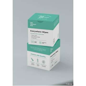 Her Fantasy Box | Everywhere Wipes – Organic Cotton, Gentle, pH-Balanced