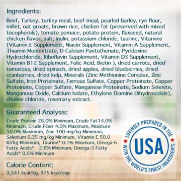 Chicken Soup For The Soul Classic Dry Adult Dog Food, Beef & Brown Rice Recipe, 28 Pound Bag | Soy Free, Corn Free, Wheat Free, Dry Dog Food Made with Real Ingredients