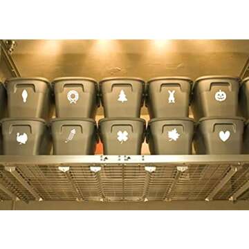 Storage Bin Decal | Holiday Storage Label | Large Storage Tote Decal | Organization | Halloween | Ch...