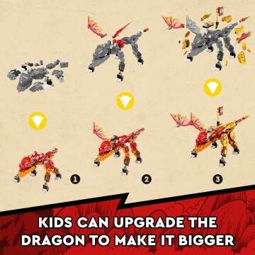 LEGO NINJAGO Kai's Fire Dragon EVO 71762 for Kids