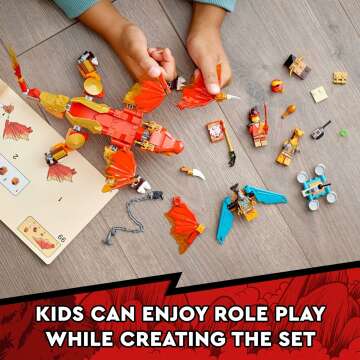 LEGO NINJAGO Kai's Fire Dragon EVO 71762 for Kids
