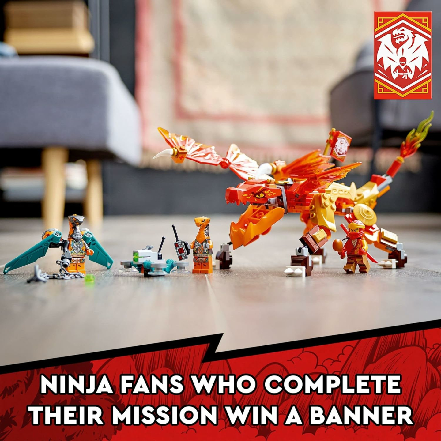 LEGO NINJAGO Kai's Fire Dragon EVO 71762 for Kids