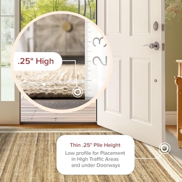 nuLOOM Rikki Coastal Braided Jute Area Rug 5x8 Off-white