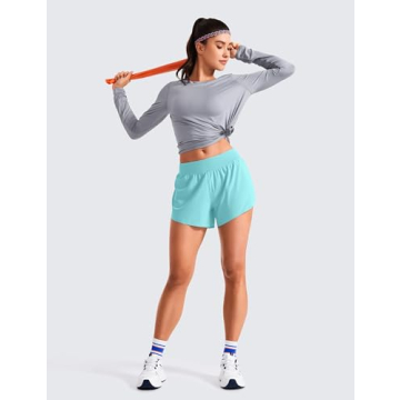CRZ YOGA Athletic Shorts Lightweight Comfort for Women