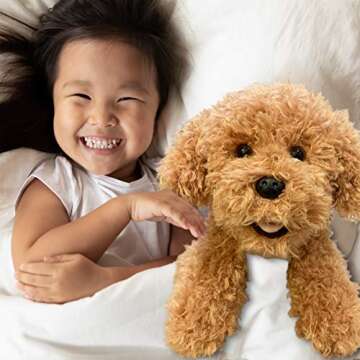Luxurious Plush Dog Toy for Kids and Adults - 13 Inches