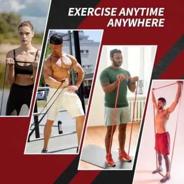 WHATAFIT Resistance Bands for Strength & Fitness Training