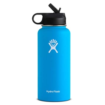 Hydro Flask Insulated Water Bottle with Straw Lid 32oz