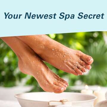 Tea Tree Oil Foot Soak and Epsom Salts for soaking | Foot Spa and Remedy for Athletes Foot, Stinky Feet, and Foot Soak for Dry Cracked Feet | Detox Foot Soak and Tea Tree Oil for Healthy Toenails 16oz