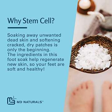 Tea Tree Oil Foot Soak and Epsom Salts for soaking | Foot Spa and Remedy for Athletes Foot, Stinky Feet, and Foot Soak for Dry Cracked Feet | Detox Foot Soak and Tea Tree Oil for Healthy Toenails 16oz