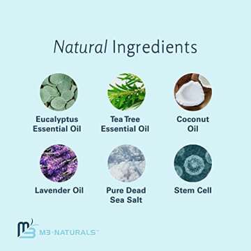 Tea Tree Oil Foot Soak and Epsom Salts for soaking | Foot Spa and Remedy for Athletes Foot, Stinky Feet, and Foot Soak for Dry Cracked Feet | Detox Foot Soak and Tea Tree Oil for Healthy Toenails 16oz